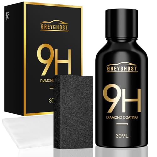 Greyghost Mr Fix 9h Nano Coating Kit Super Ceramic Car Coating Hydrophobic, Car Paint Protection Anti Scratch Glass Coat, High Gloss Auto Ceramic Polish 9h Hardness Ceramics