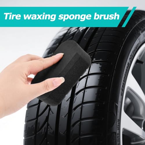 9PCS Car Wheel Cleaning Pro Kit, Tire Brush, Detailing Brush Set, Soft-bristled Rims Brush, Microfiber Flat Wheel Brushes, Double-Ended Detailing Brushes, Detailing Pads, Scratch-Free & Multipurpose