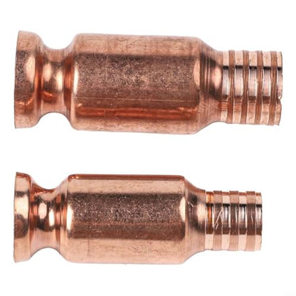 Copper Siphon Connector Manual Pump Pipe Fittings Set for Self-Priming Transfer of Water Paints with 15mm and 19mm Sizes Built-In Brass Pump 2 Pieces
