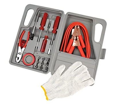 American Builder HW2194 Gray 31-Piece Auto Roadside Emergency Tool Kit