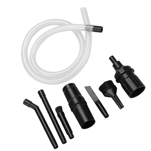Micro Cleaning Kit, 9Pcs 32mm 28mm Vacuum Cleaners Mini Micro Tool Car Vehicle Cleaning Kit Universal Vacuum Cleaner Attachments for Car Home Workshop Bench
