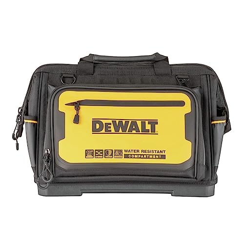 DEWALT Tool Bag, Water Resistant, Hard Bottom, 16-inch, Professional Tool Tote (DWST560103) - style: 16" Open Mouth Tool Bag