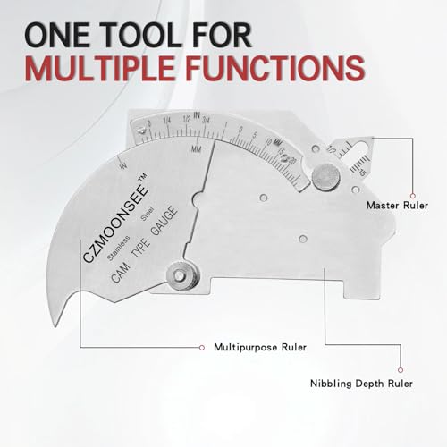 MG-8 Cam-Type Fillet Weld Gauge Stainless Steel Bridge cam Welding Inspection Ruler