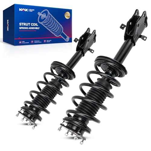 KAX Front Struts for Ford 2011 2012 2013 2014 Edge, 2011-2015 MKX Front Shocks Quick Complete Struts Assembly with Coil Spring Set of 2, Replace 372888 372889 | 2012-2014 Ford Edge 3.5L/3.7L, 2011 Ford Edge, 2011-2015 Lincoln MKX 3.7L 372888,372889 Direct