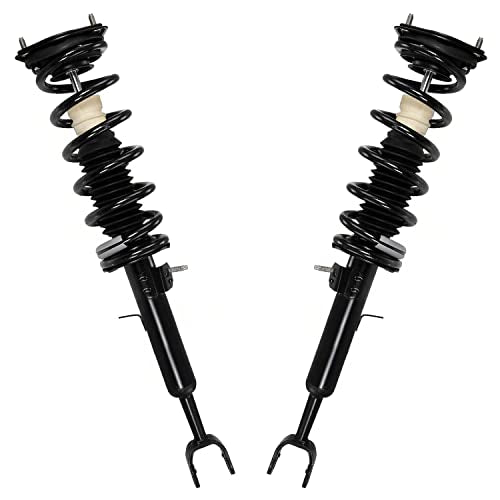 Detroit Axle - RWD Struts Shocks for 03-06 Infiniti G35, 2 Rear Shock Absorbers Assembly 2 Front Struts & Coil Spring 2003 2004 2005 2006 Replacement Suspension Kit - size: 4AQ47339/Shock Kit