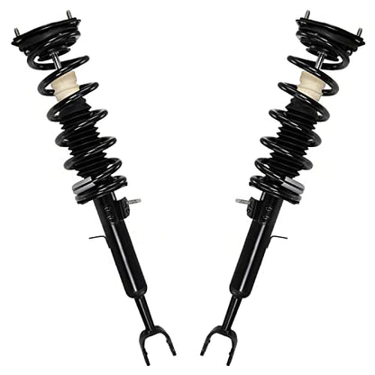 Detroit Axle - RWD Struts Shocks for 03-06 Infiniti G35, 2 Rear Shock Absorbers Assembly 2 Front Struts & Coil Spring 2003 2004 2005 2006 Replacement Suspension Kit - size: 4AQ47339/Shock Kit