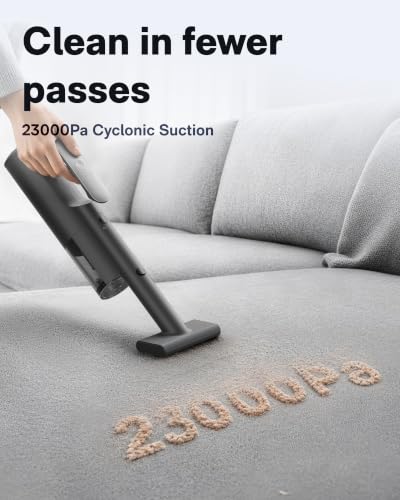 HOTO BlowVac™ Handheld Vacuum Cordless, Car Vacuum Cleaner with 23000Pa High Power, 3 Suction Modes, Electric Compressed Air Duster Blower for Car Interior, Home, Outdoor