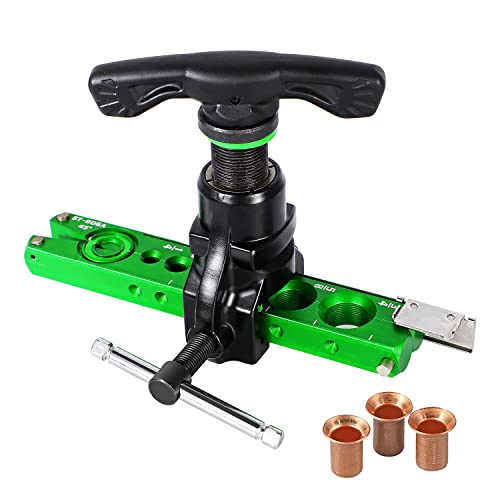Bonvoisin Flaring Tool 1/4”-3/4” HVAC Single Flare Tool 45° Eccentric Tube Flaring Tool with Clutch Limit Piece for Copper Aluminum Tubing (one piece) - color: One piece
