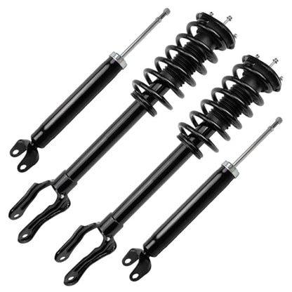 Detroit Axle - 3.6L Front Struts Rear Shocks for 11-15 Grand Cherokee Dodge Durango, 2011 2012 2013 2014 2015 Struts with Coil Spring Shock Absorbers Assembly Replacement Suspension Kit - size: 4AQ50683/ strut shock kit