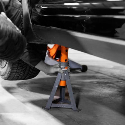 3.3-Ton Jack Stands (x2), Suited for Most Cars, SUVs and Pickup Trucks, Sold in Pair. - size: 3.3-Ton Jack Stands