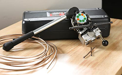 ARES 18012 - Professional Brake Line Flaring Tool - Use on Steel, Stainless Steel, Copper, and Aluminum Tubing - Includes Convenient Storage Case - size: Professional Brake Line Flaring Tool