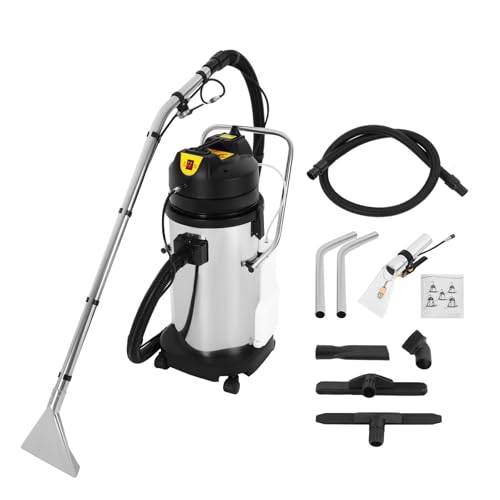 Upgrade Commercial Carpet Cleaning Machine, 40L/11Gal Professional 3 in 1 Multi-Purpose Carpet Spraying Extractor Vacuum Washing Machine 230mbar, Portable Carpet Cleaner 1049W 110V
