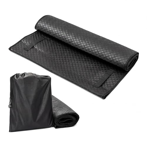 Rolling Creeper Mat, 60x28 Inch Foldable Under Car Repair Mat with Storage Bag, Portable Mechanics Pad for Low Clearance, Automotive Garage Ground Work Tool