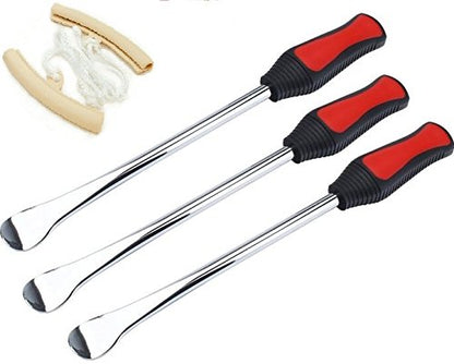 Wanheyao Set of 3 14.5" Motorcycle Tire Spoon Tire Change Irons Tool Kit Changer Lever with Rim Protectors