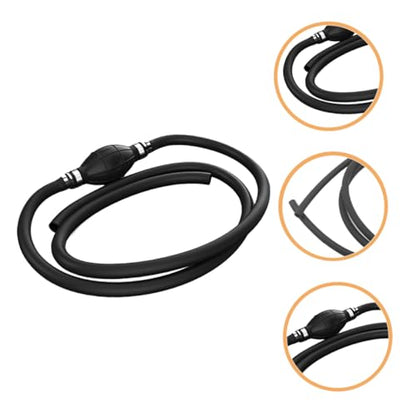 Healifty Transfer Siphon Pump Kit Durable Hand Pump with Hose Efficient Liquid Transfer for Automotive Use Nbr Rubber Construction