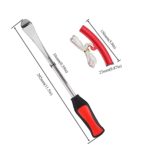 11.5" Tire Spoons Lever with 3 Pcs Rim Protectors,Motorcycle Tire Repair Kit,Dirt Bike Lawn Mower Tire Changing Tools