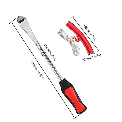 11.5" Tire Spoons Lever with 3 Pcs Rim Protectors,Motorcycle Tire Repair Kit,Dirt Bike Lawn Mower Tire Changing Tools