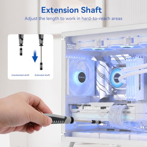 Small Precision Screwdriver Set,130-in-1 Tiny Screwdriver Set with tool mat | Micro Screwdriver Set for laptops, computers, iPhones, MacBooks, PS5, Xbox, Switch, and other electronic devices.