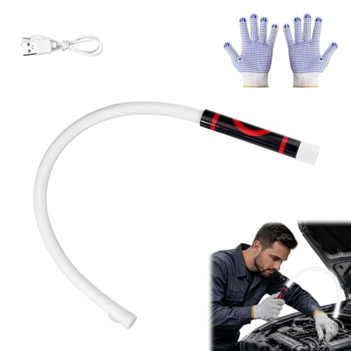 Flexible LED Flashlight Stick, 76cm/30in Rechargeable & Bendable LED Work Light Lamp Stick with 3 Lighting Modes for Mechanical Inspection Automotive Car Repair and Tight Spaces