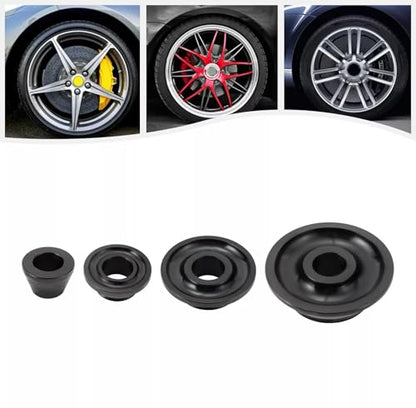 Tire Balancer Accessories, 4PCS Universal Wheel Balancer Standard Taper Cones Kit Wheel Balancer Cone Set,36mm Shaft Coats Standard Vehicle Tool, 1.77" to 5.39" for Car, SUV, Truck