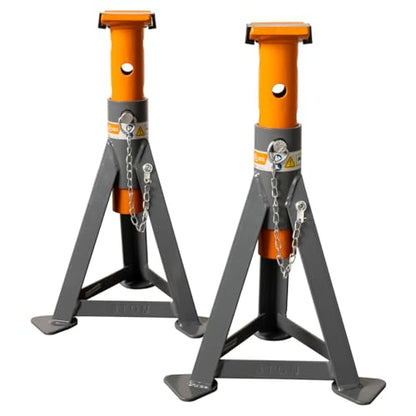 3.3-Ton Jack Stands (x2), Suited for Most Cars, SUVs and Pickup Trucks, Sold in Pair. - size: 3.3-Ton Jack Stands