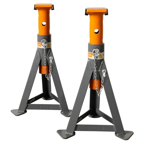 3.3-Ton Jack Stands (x2), Suited for Most Cars, SUVs and Pickup Trucks, Sold in Pair. - size: 3.3-Ton Jack Stands