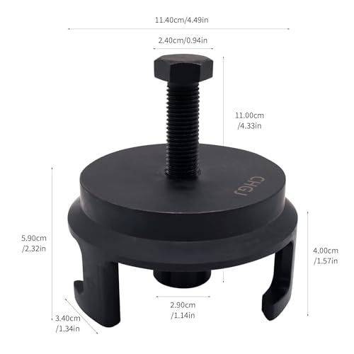 25264 Heavy Duty LS Harmonic Balancer Puller, CNC Billet Crank Tool ﻿ | CNC-machined AISI 1045 solid steel, not cast; fits GM LS, Chrysler, Jeep, Dodge; not for GM LT, Ford Coyote or truck pulleys