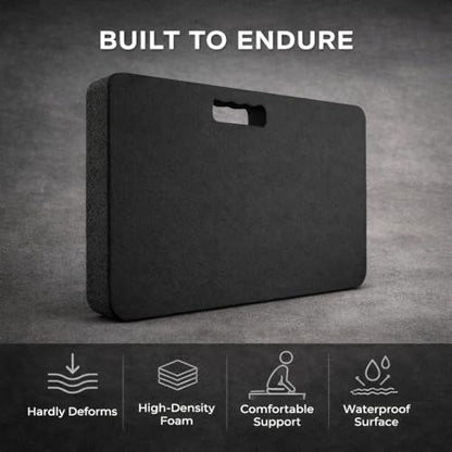Gardzen 3 Pack Extra Thick Kneeling Pad for Gardening Work, 1.5 Inch Soft NBR Foam Knee Cushion Bathing Baby, Large Smooth Kneeler Mat Yoga Exercise, 18x11, Black - size: 3 Pack