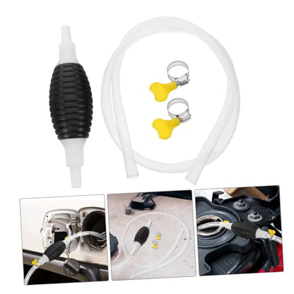 1set Hand Pump Kit Manual Siphon Pump for Gas Liquid Transfer Hose Design for Automotive Household Use