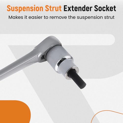 maXpeedingrods 8pc Strut Nut Socket 16mm 18mm 19mm 21mm 22mm 24mm | 12 Point 1/2" Drive Suspension Strut Spreader Socket - style: 8 Pcs