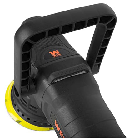 WEN Dual Action Polisher, 5-Inch Professional Grade, 8-Amp with Paddle Switch, 15mm Throw and LED Display (AA6158) - size: Corded 5-Inch