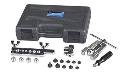 OTC 6502 Master Brake Flaring Tool Kit - Makes Standard and Metric Single, Double, and Bubble Type Flares