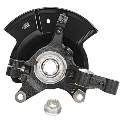Detroit Axle - Front Left Steering Knuckle for 2011-2014 Ford Edge 2011-2015 Lincoln MKX, Driver Side Steering Knuckle & Wheel Bearing Hub Assembly 2012 2013 Replacement - size: KA057/Kit