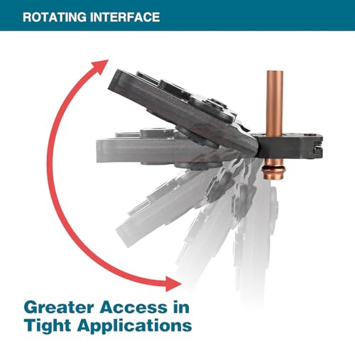 ZUPPER Press Rings Kit for 1/2" to 1-1/4" Copper Pipes ProPress fittings | 4PCS Rings, 2PCS Actuators 24R8 and 3240-R8 Suit Narrow or Angled Installation Area, fit Compact and Standard Press Tools