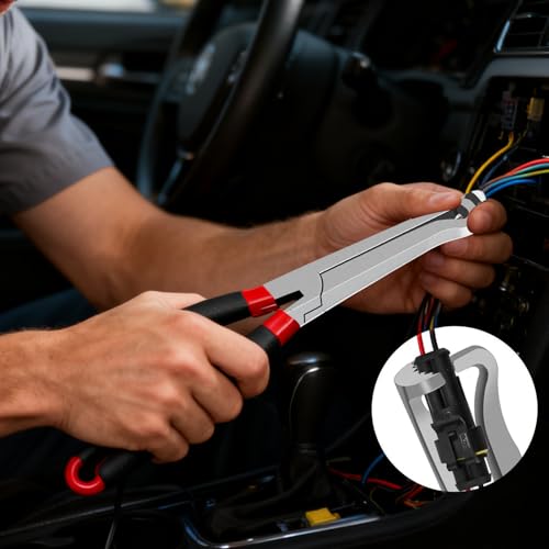 PPZ Electrical Disconnect Pliers Kit 3Pcs,37960,37980,13120,Automotive Electrical Terminal Connector Separator Removal Tool, Electric System Repair Tools,Electrical Connector Removal Tool - color: Black 3 Pcs