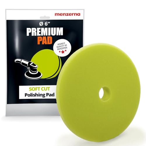 menzerna Soft Cut Polishing Pad 6" por finishes - color: Green