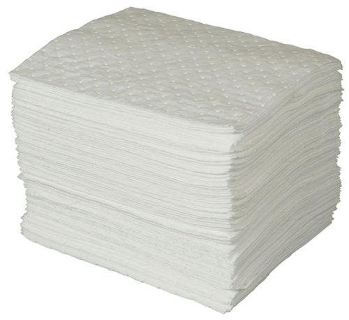 Brady SPC BPO100 15" x 17" Heavy Weight Economical Oil Only Absorbent Pads - 100 ct - style: Brady SPC BPO100