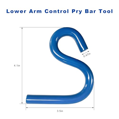 Automotive 6007 Lower Control Arm Prying Tool, Lower Ball Joint Removal Tool for 7/8 Inch Diameter Pry Bar, High Strength Control Arm Remover for Front Wheel Drive Vehicles (Blue) - color: Blue