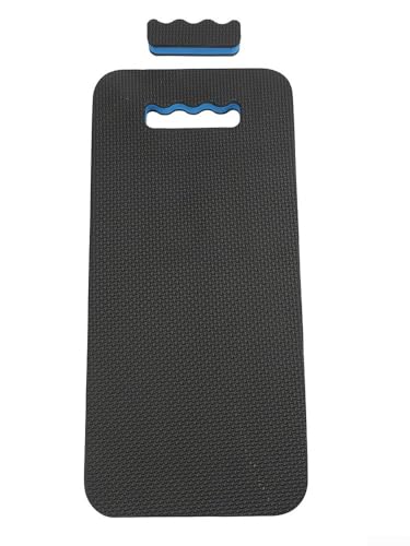 Car Repair Kneeling Mat, Thickened EVA Foam Pad, Oil Proof Mechanic Knee Cushion for Auto Maintenance, Portable Heavy Duty Garage Work Floor Protector(Black Blue)