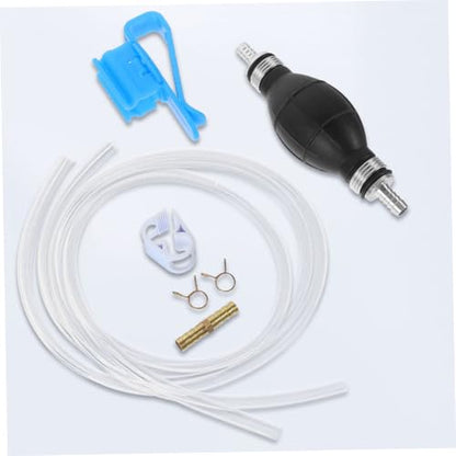 Portable Hand Siphon Pump for Gasoline and Water Transfer PVC Material Anti-backflow Design Efficient Manual Liquid Extractor for Fuel and Fluid Maintenance