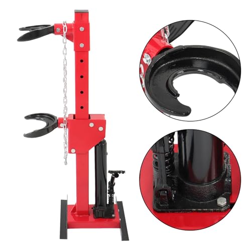 labwork Coil Spring Compressor 4.5 Ton Rated Compression Force 1 Ton with 4 Spring Clasps Auto Strut Hydraulic Compressor Removing Tool