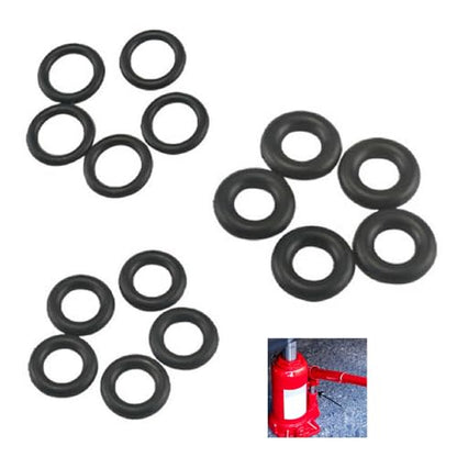 15 Pack Hydraulic Bottle Jack O Ring Kit Replacement Nitrile Rubber O Ring Seal Kit Non Leaking Oil Sealing Gasket for Automotive Muti-Directional Welded Bottle Jack Horizontal Bottle Jacks