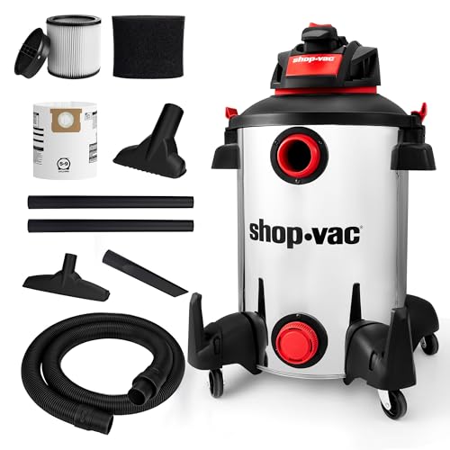 Shop-Vac 5761311 12-Gallon Wet/Dry Shop Vacuum, 6 Peak HP - size: 12 Gallon