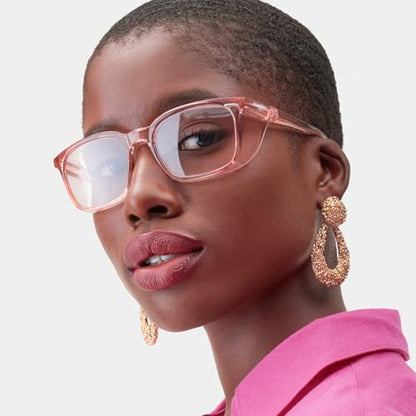 Stoggles Rectangle Z87.1 Certified Safety Glasses, Blue-Light, UV Blocking Lens, Top & Side Shield, Anti-Fog, Stylish Eyewear - color: Sangria, size: Medium Standard Fit