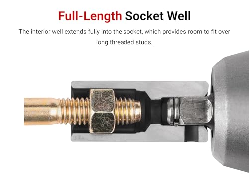 TEKTON 3/8 Inch Drive x 11/16 Inch Impact Socket | SID14017