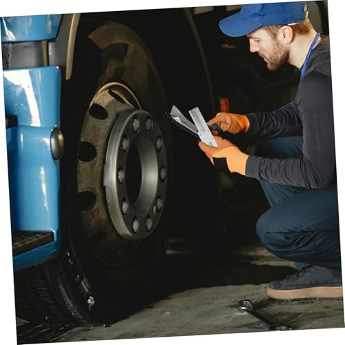 Accurate Metal Tire Tread Depth Gauge with Lens for Precise Tire Measurement Multi-Functional Tool for Cars Trucks and Brake Pad Depth Checking User-Friendly Design