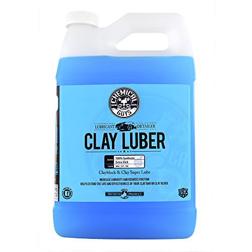Chemical Guys WAC_CLY_100 Clay Luber Synthetic Lubricant with Wetting Agents for Clayblock and Car Detailing Clay (Works on Cars, Trucks, SUVs, Jeeps & More), 128 fl oz (1 Gallon) - style: 128 Fl Oz (Pack of 1)