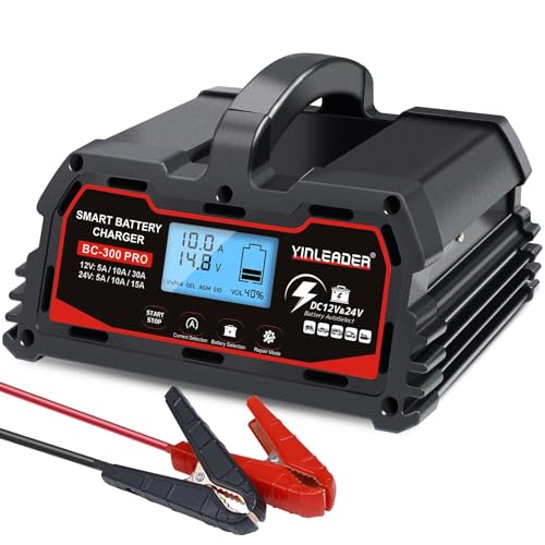 Yinleader 30A Car Battery Charger - size: 30A