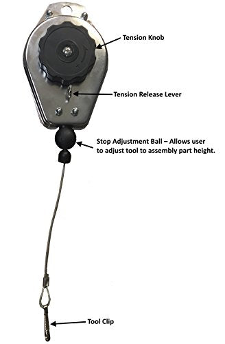 Spring Tool Balancer Retractor (1.3-3.3lb), (Sumake SA-2203)