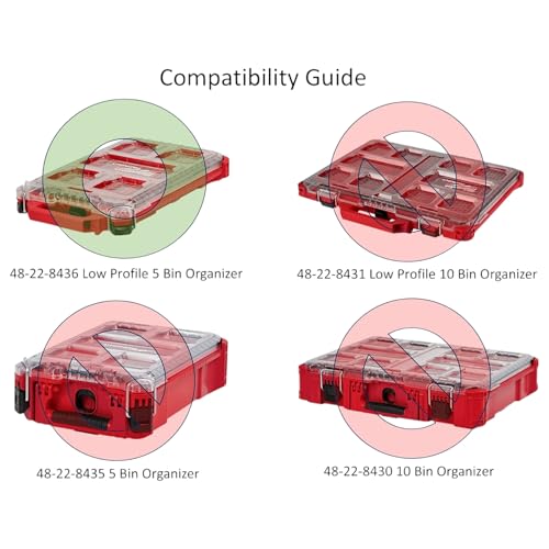 Packout Insert compatible with Milwaukee 1/4" Drive SAE/Metric Ratchet and Socket Mechanics 50-Piece Set (48-22-9004)